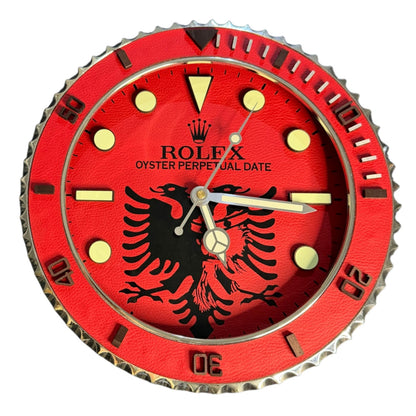 Orologio " Shqiponja e Kuqe " Custom da Parete