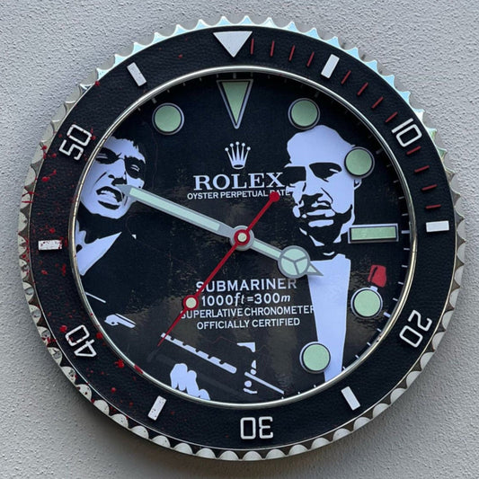 Orologio Scarface Custom da muro