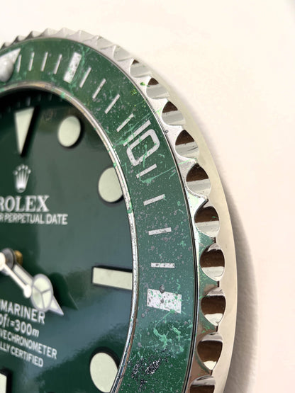 Orologio Submariner Classic Green Custom da muro