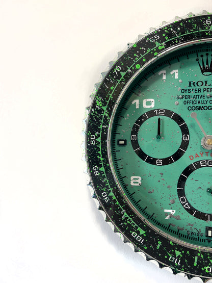 Orologio Day Water Green Custom da muro