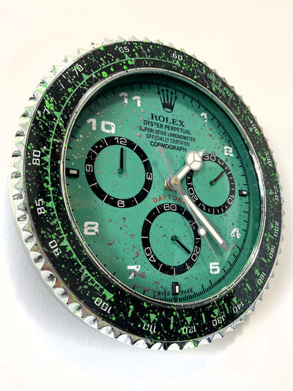 Orologio Day Water Green Custom da muro