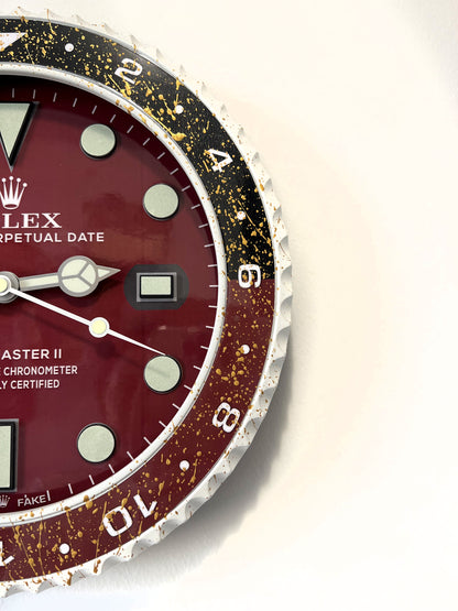 Orologio Gmt The Bordeaux World Custom da muro