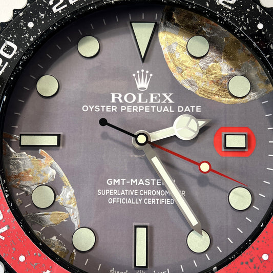 Orologio GMT Fake World Custom da Parete