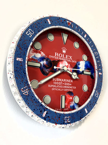 Orologio Submariner French Wave Custom da muro