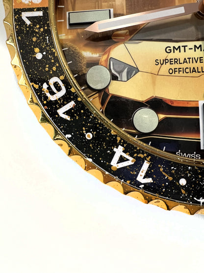 Orologio Gmt The Lambo Custom da muro
