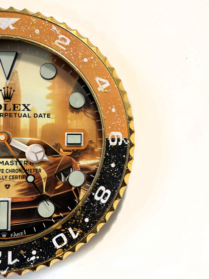 Orologio Gmt The Lambo Custom da muro