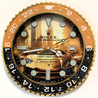 Orologio Gmt The Lambo Custom da muro