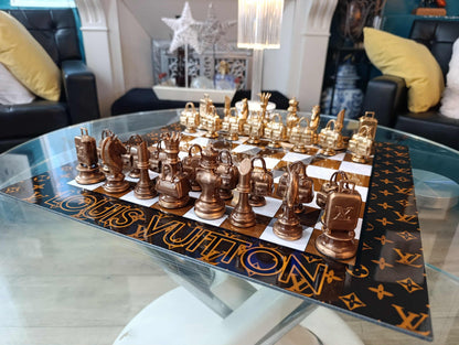 Scacchiera Louis " Pelle Reale" ( Kleiner Artist )