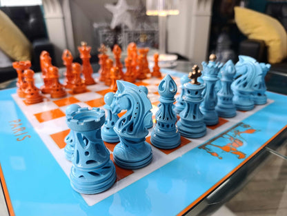 Scacchiera Hermès " Cielo Arancione " ( Kleiner Artist )