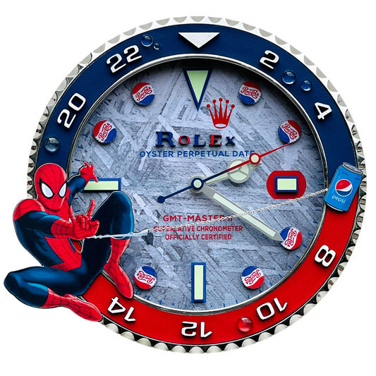 Orologio da Parete Custom – Spiderman x Pepsi Edition | Moon24