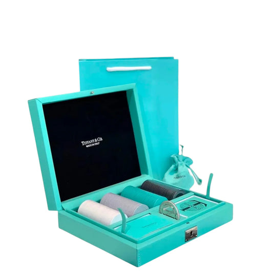 Luxury Custom Poker Set Inspired by Tiffany & Co – Limited Edition