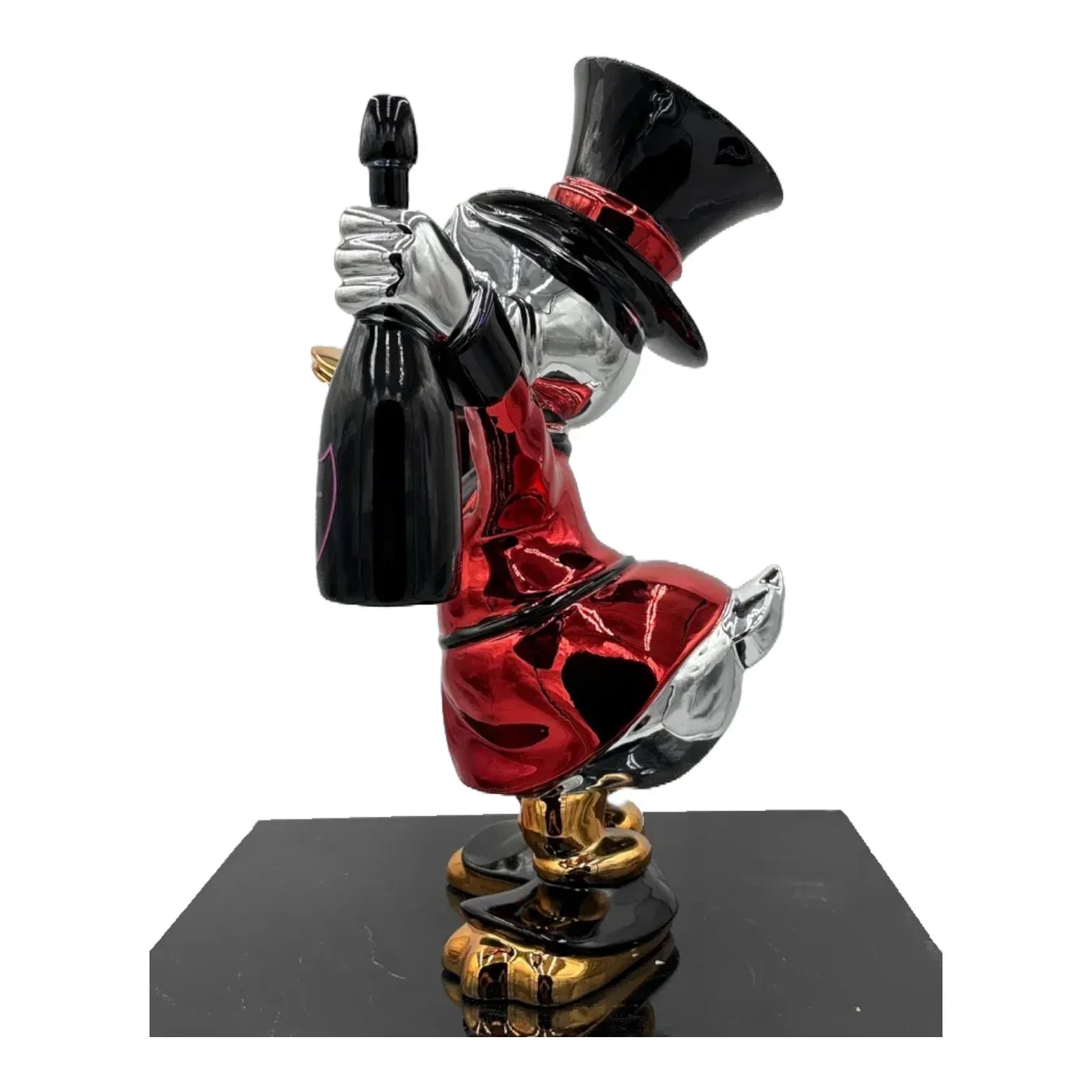 Paperone Dom Red Pop Art - Scultura Naor26 - Moon24