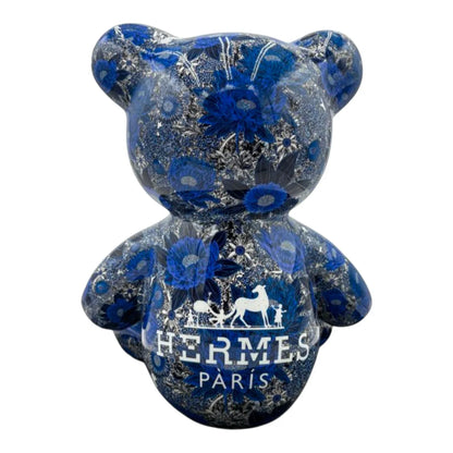 Teddy For Hermès Blue – Scultura Pop Art Edizione Limitata | Naor26