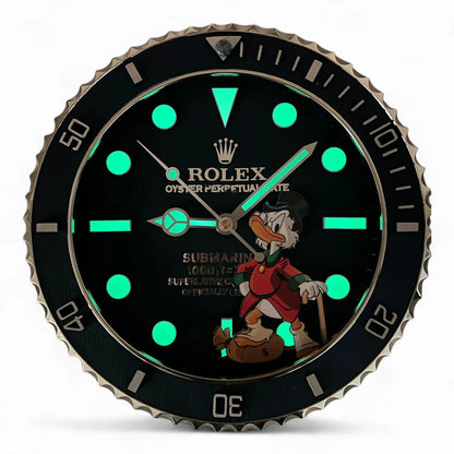 Orologio da Parete Custom Pop Art – Sub Donald Duck Edition