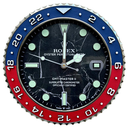 Custom Wall Clock – Marble Edition | Moon24