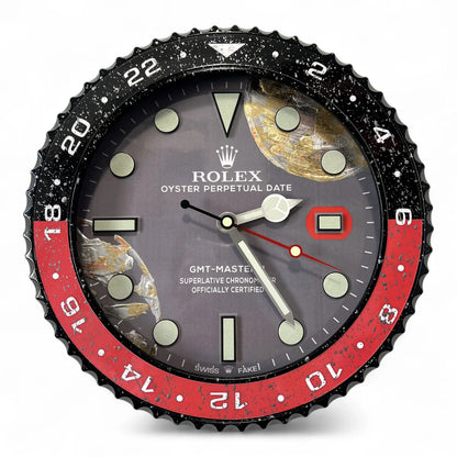 Wanduhr Custom – Fake World Edition | Moon24