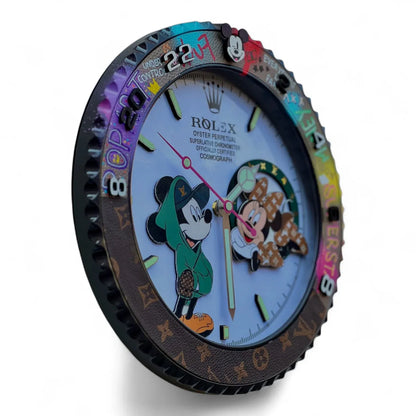 Orologio da Parete Custom Pop Art – Daytona Minnie LV Edition