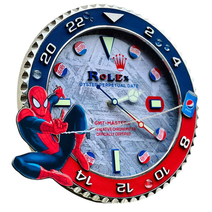 Orologio da Parete Custom – Spiderman x Pepsi Edition | Moon24