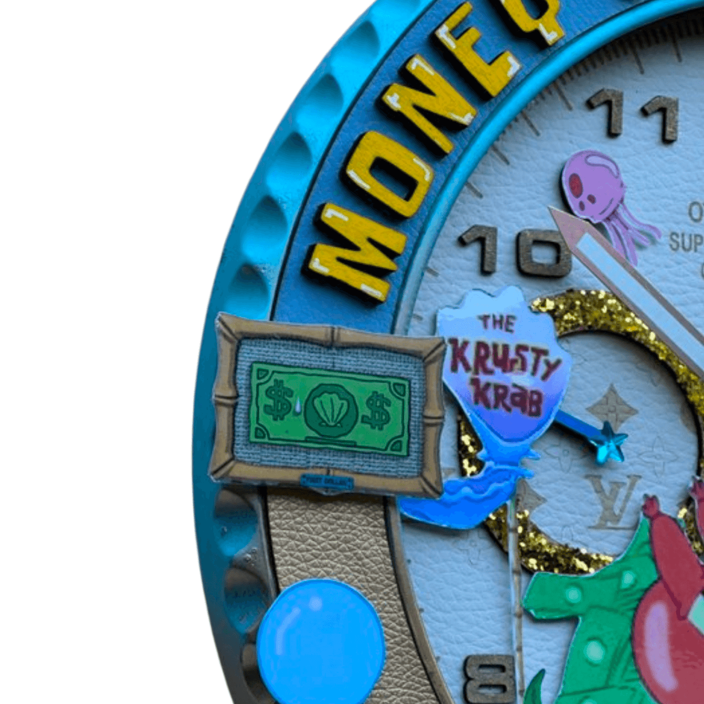 Orologio da Parete Custom Pop Art – Mr Krab Edition