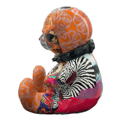 Bear For Hermès Pop Art - Scultura Naor26 - Moon24