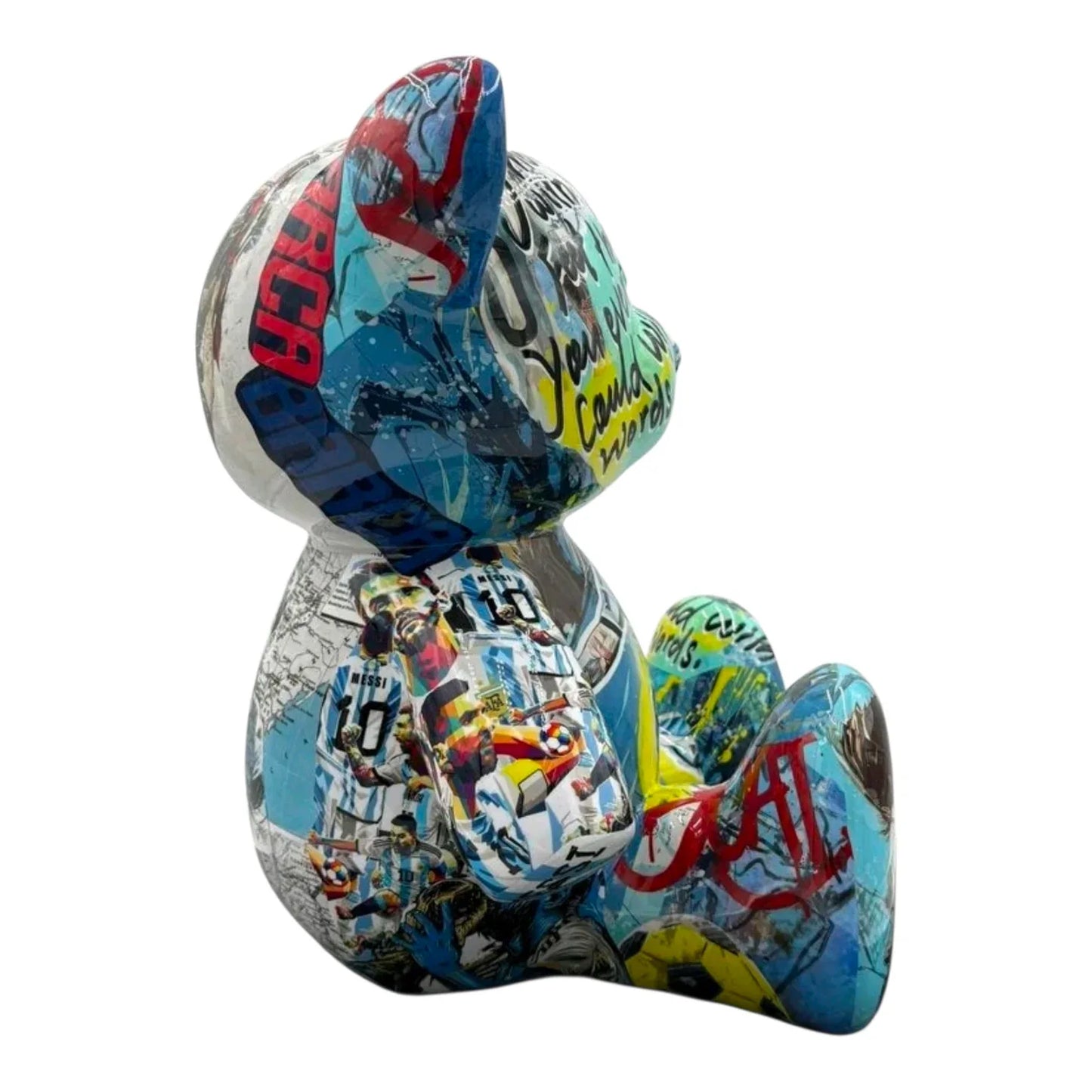Teddy Bear Messi Argentina – Limited Edition Art Sculpture | Naor26