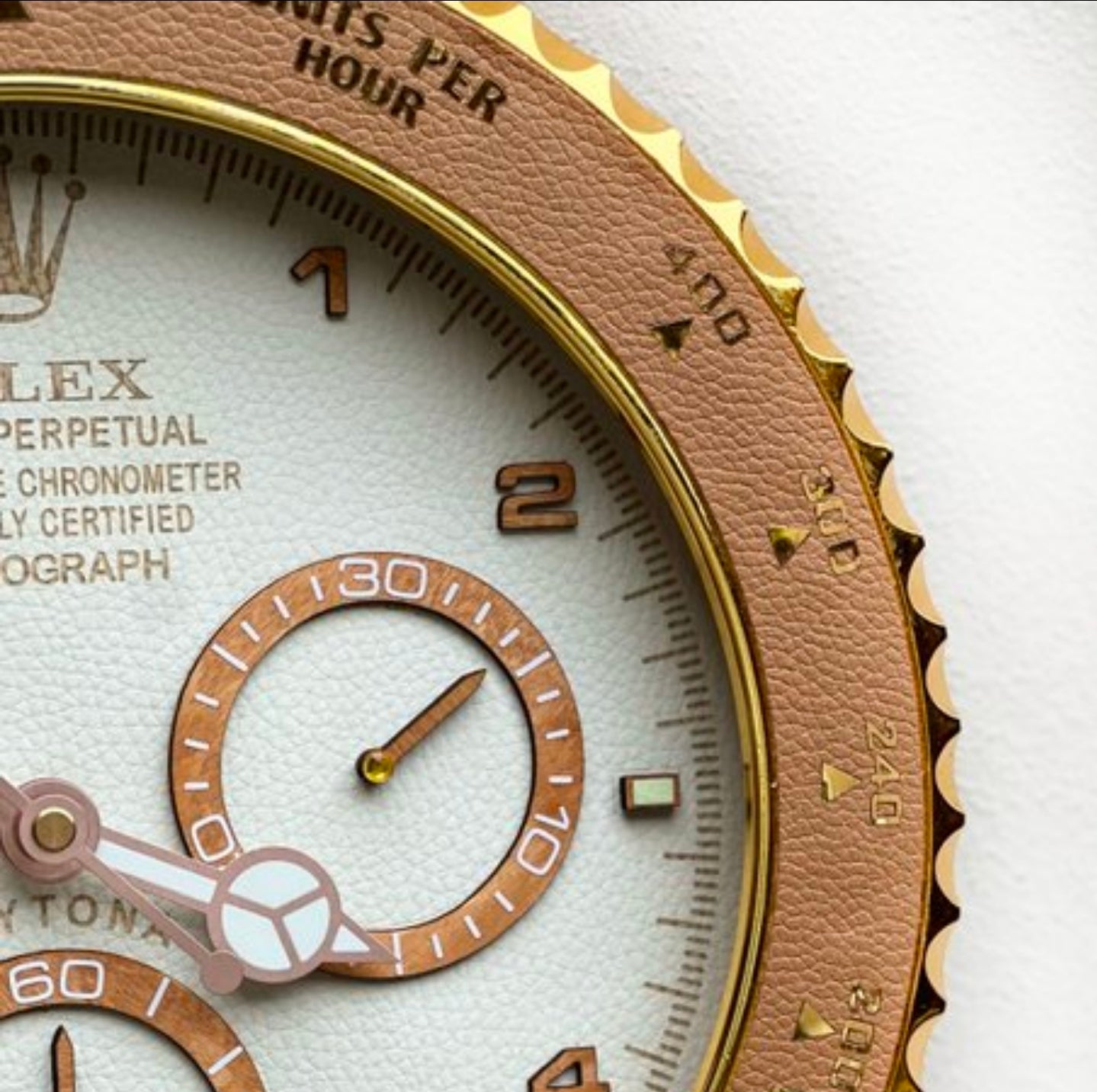 Orologio “Golden Time – Daytona Duck Edition”  Custom da Parete