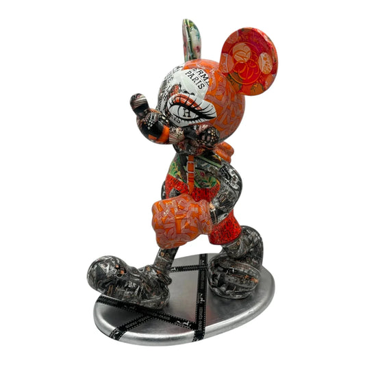 Mickey Hermes Top Pop Art – Limited Edition Art Sculpture | Naor26