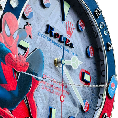 Orologio da Parete Custom – Spiderman x Pepsi Edition | Moon24