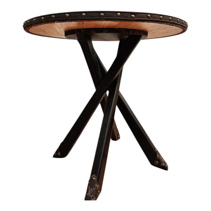 Set Arredo Custom Luxury Ispirato a Louis Vuitton | Tavolo Rotondo + 2 Sedie
