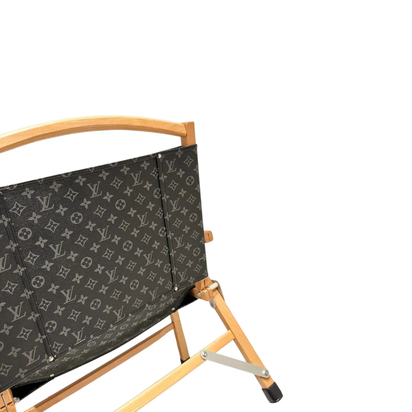 Poltrona Pieghevole Custom Luxury Ispirata a Louis Vuitton – Black