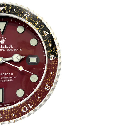 Wanduhr Custom – The Bordeaux World Edition | Moon24