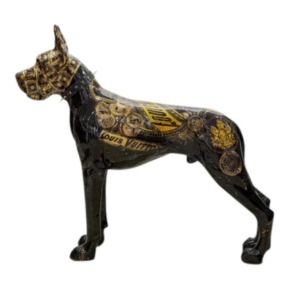 Dog "LV Gold Danish Dog" (Ghost Art ) - Moon24