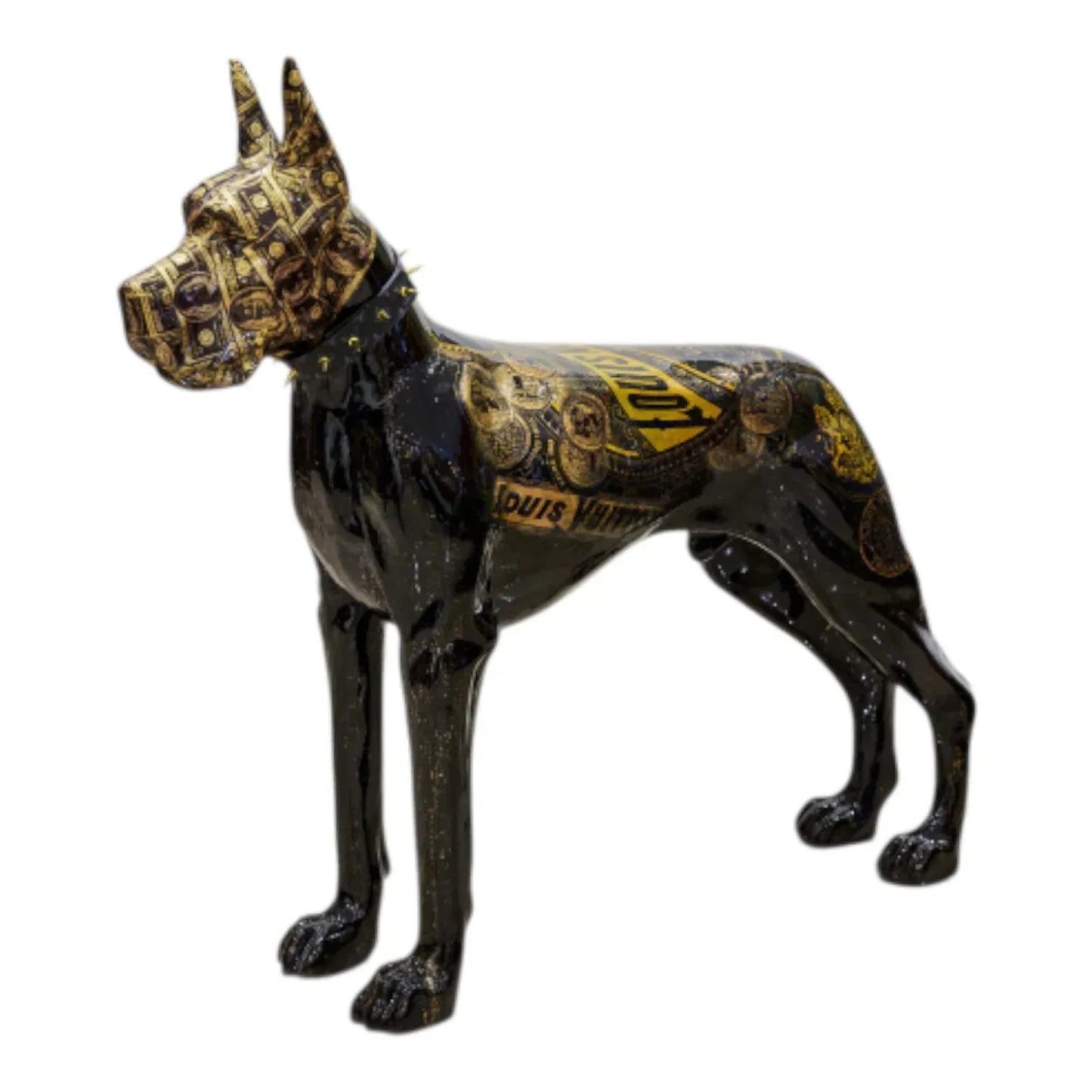 Dog "LV Gold Danish Dog" (Ghost Art ) - Moon24