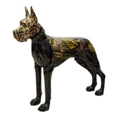 Dog "LV Gold Danish Dog" (Ghost Art ) - Moon24