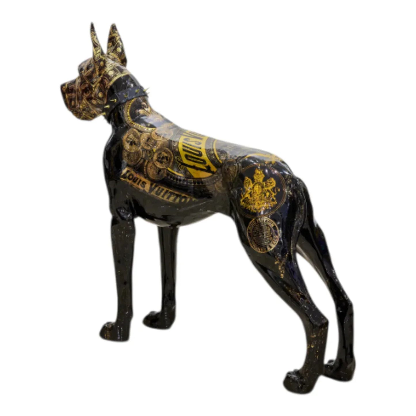 Dog "LV Gold Danish Dog" (Ghost Art ) - Moon24
