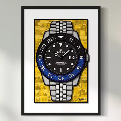 Quadro Bat's Rolex (Opera d'arte 3D)