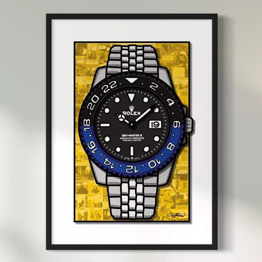 Quadro Bat's Rolex (Opera d'arte 3D)