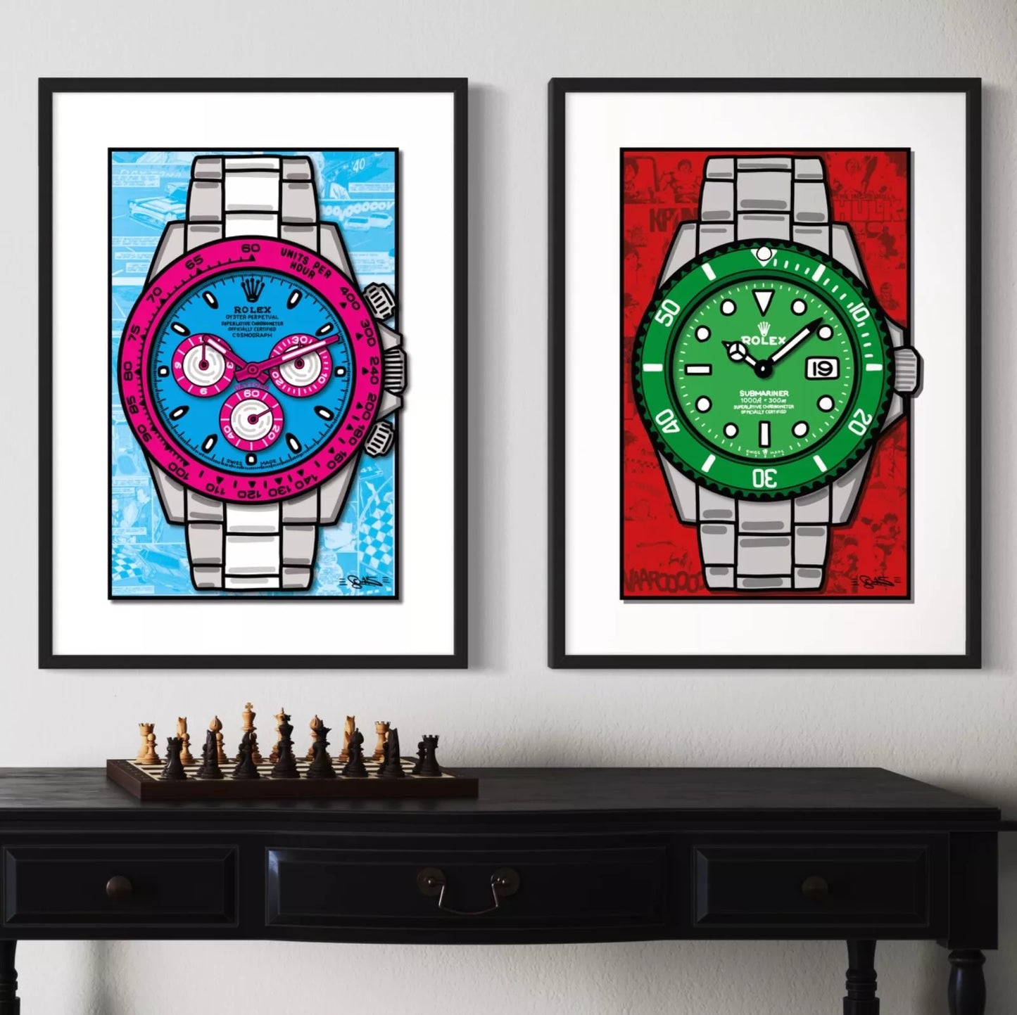 Quadro Pink Day (Opera d'arte 3D)