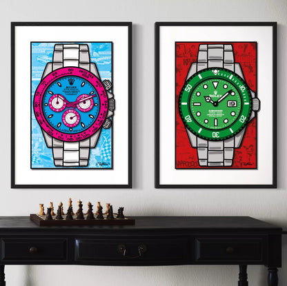 Quadro Pink Daytona (Opera d'arte 3D)